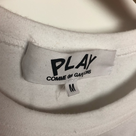 Comme De Garçon White Tee - Picture 3 of 5